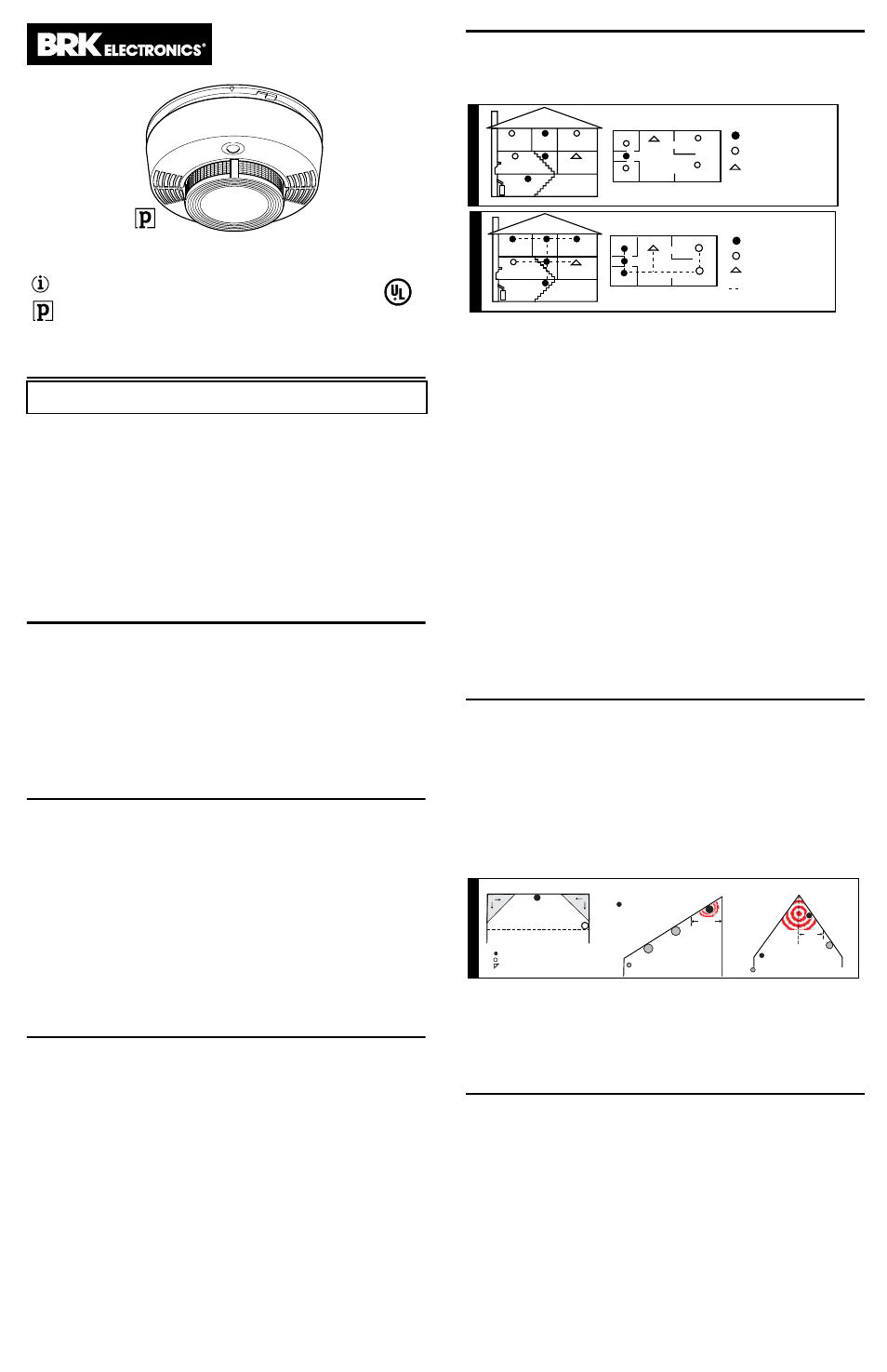 BRK electronic 100S User Manual | 2 pages