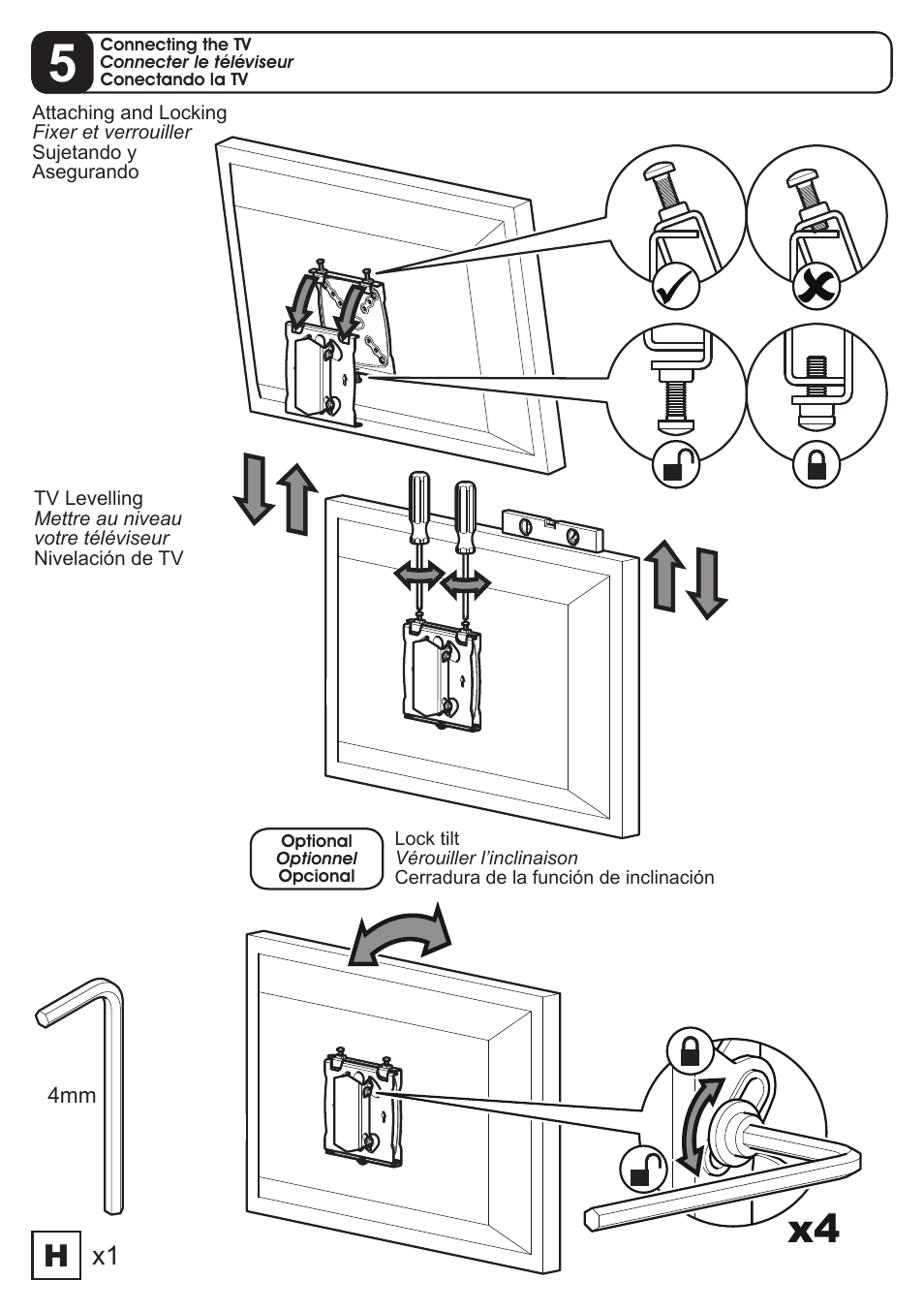 AVF Group GL101: TV Wall Mount User Manual | Page 10 / 10