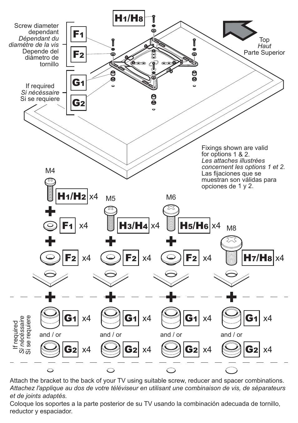 AVF Group GL201: TV Wall Mount User Manual | Page 9 / 12