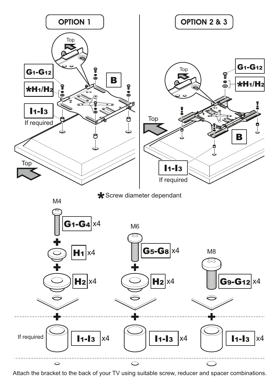AVF Group EPL551PBK: Flat Panel TV Mount User Manual | Page 11 / 16