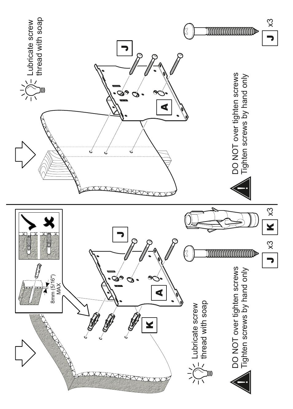 AVF Group EPL551PBK: Flat Panel TV Mount User Manual | Page 13 / 16