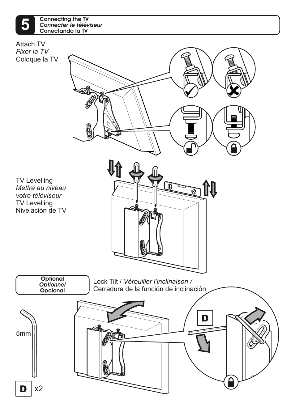 AVF Group YUL201: TV Mount User Manual | Page 12 / 12