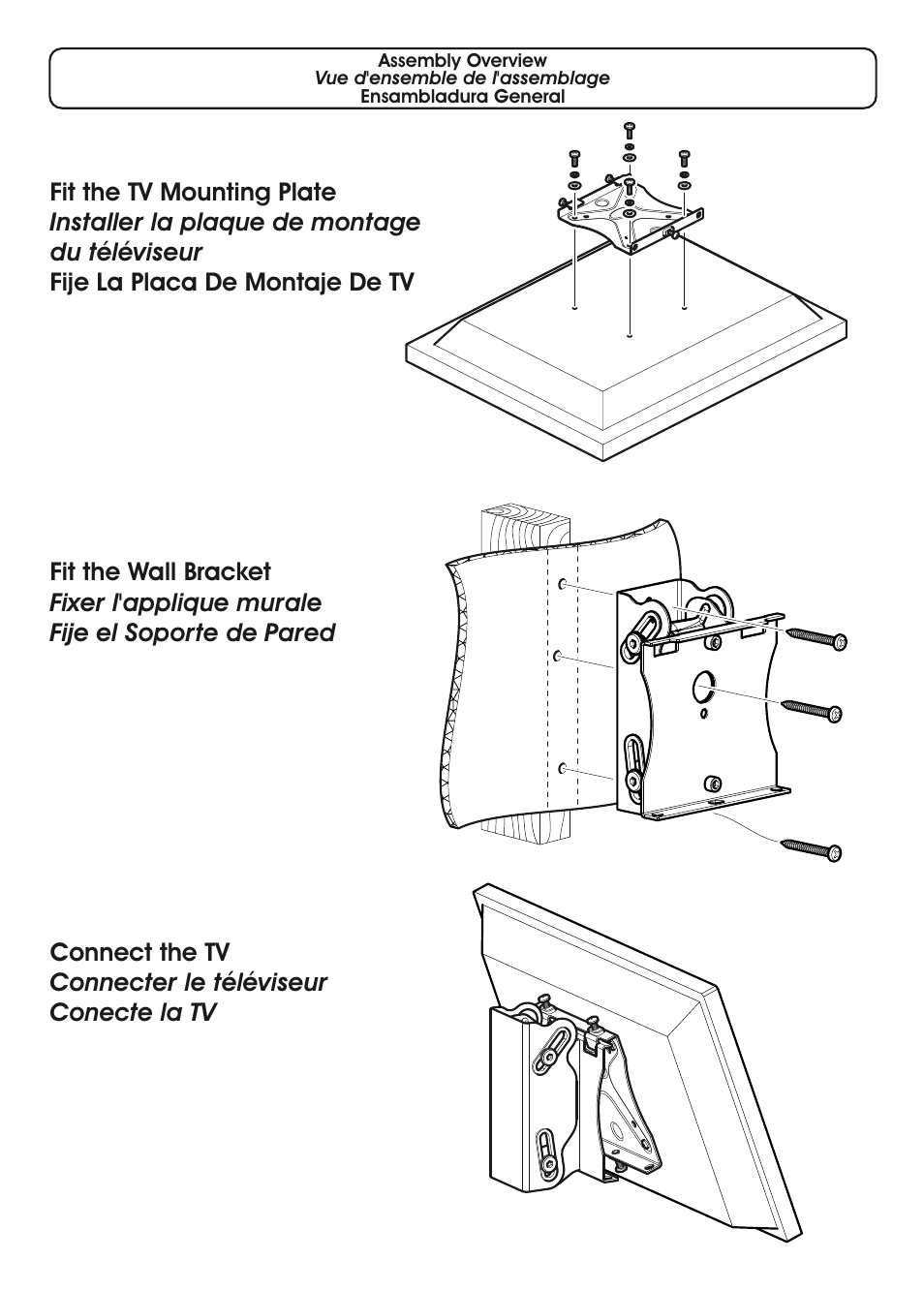 AVF Group YUL201: TV Mount User Manual | Page 2 / 12