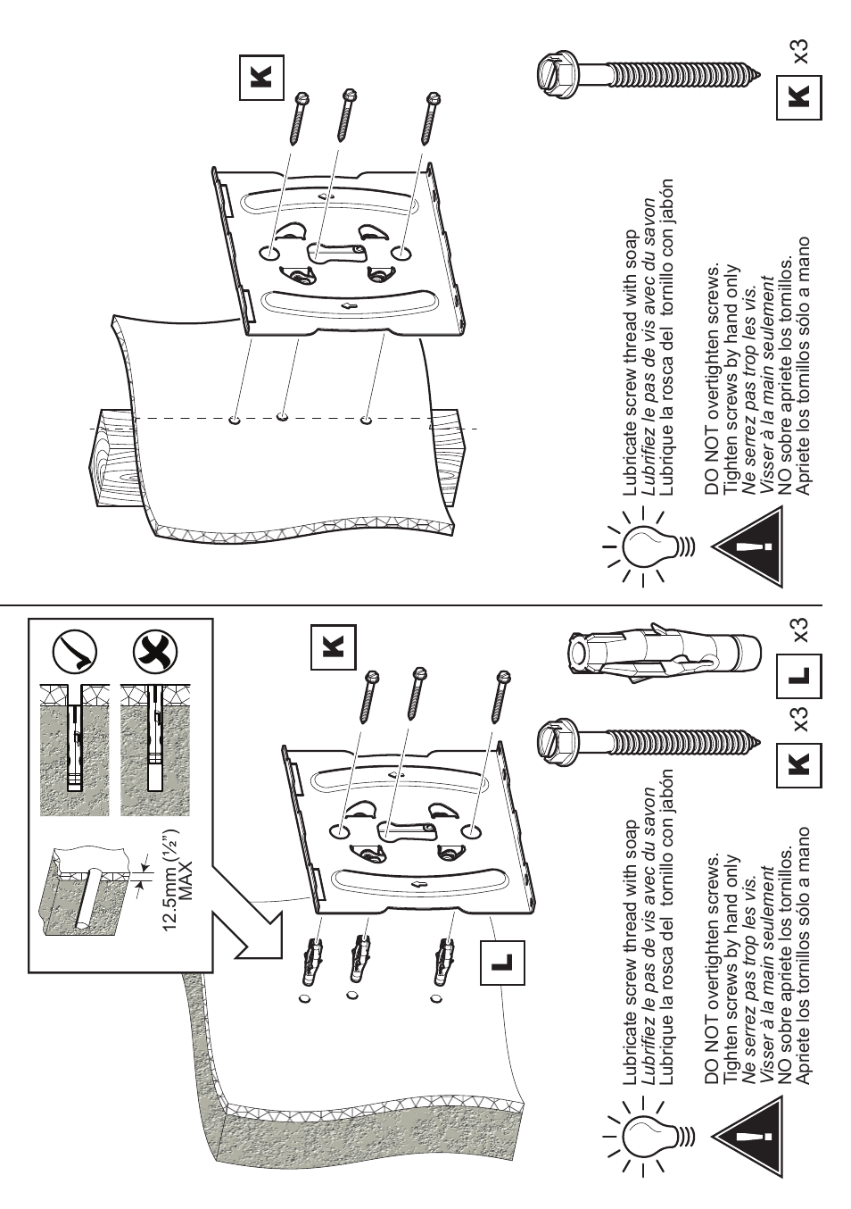 AVF Group GL401: TV Wall Mount User Manual | Page 11 / 12