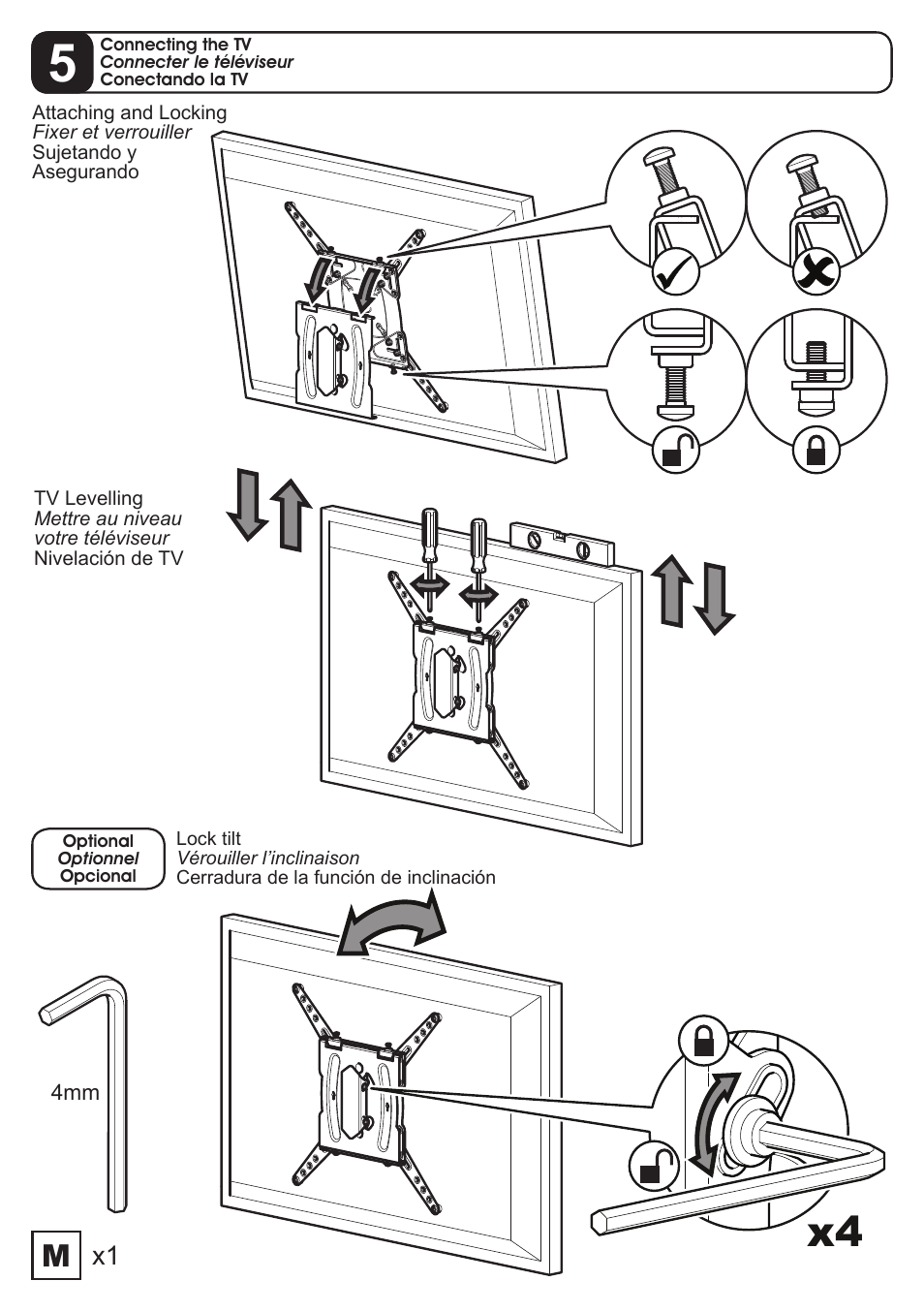 AVF Group GL401: TV Wall Mount User Manual | Page 12 / 12