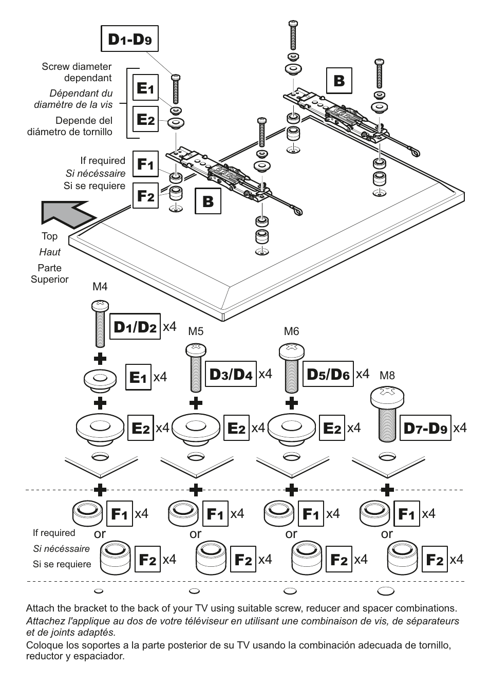 AVF Group ZL4601K: TV Wall Mount User Manual | Page 9 / 12