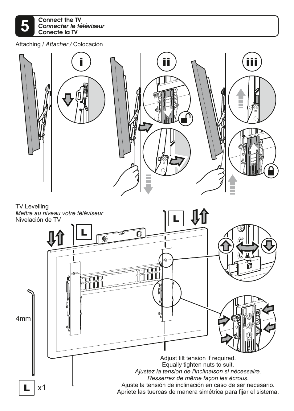 AVF Group ZL8601K: TV Wall Mount User Manual | Page 12 / 12