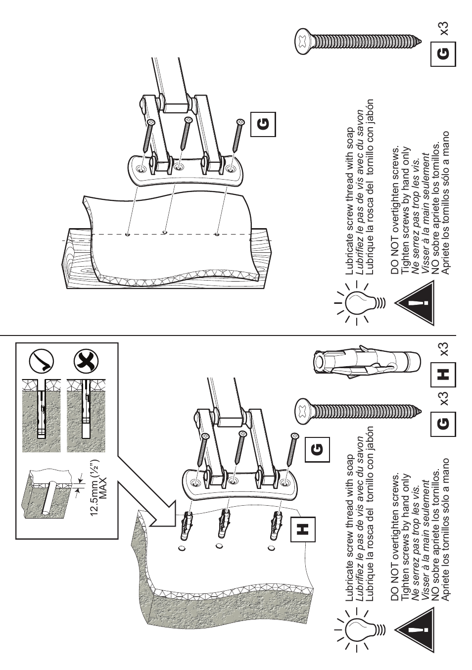 AVF Group GL104: TV Wall Mount User Manual | Page 11 / 12