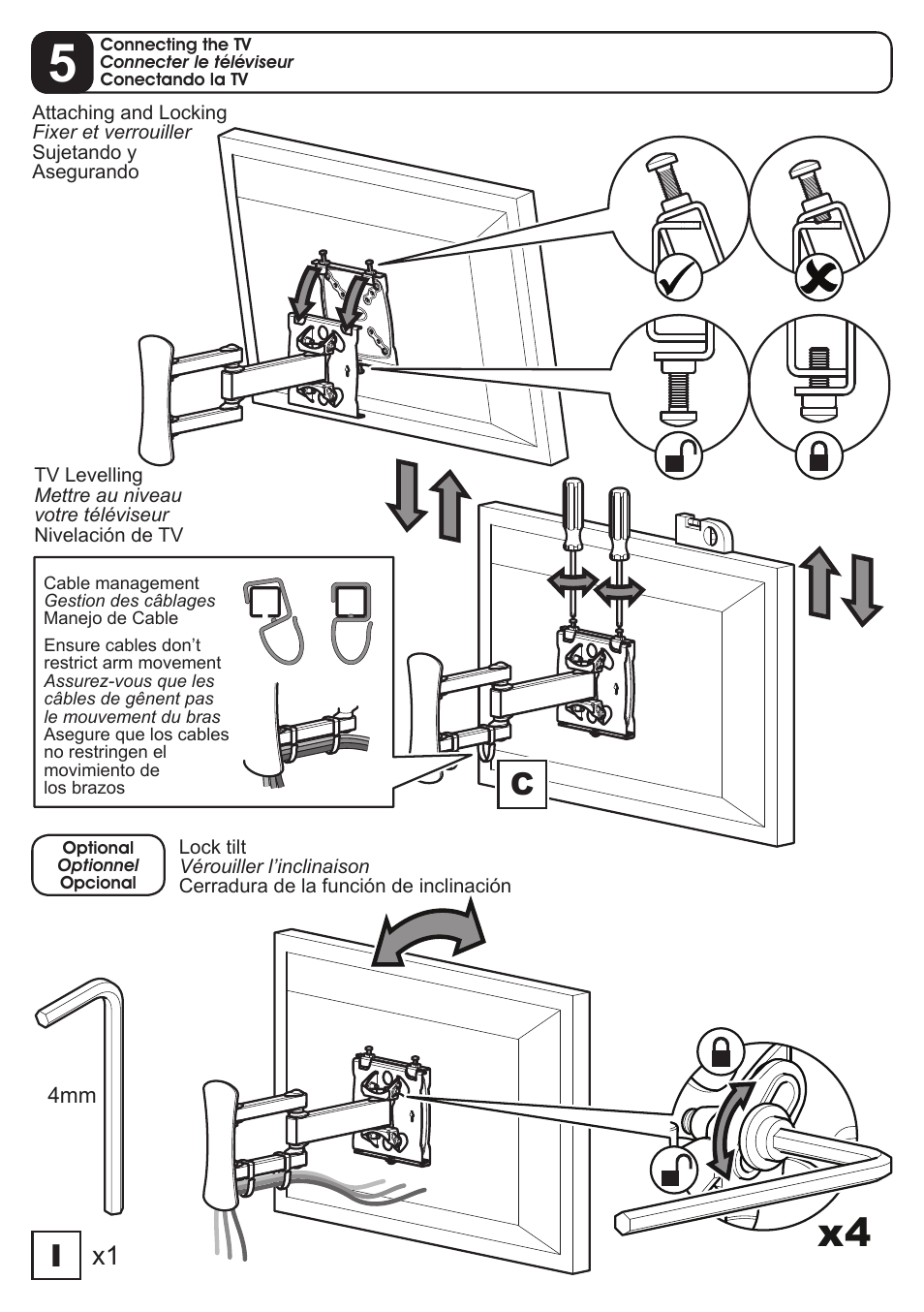 AVF Group GL104: TV Wall Mount User Manual | Page 12 / 12