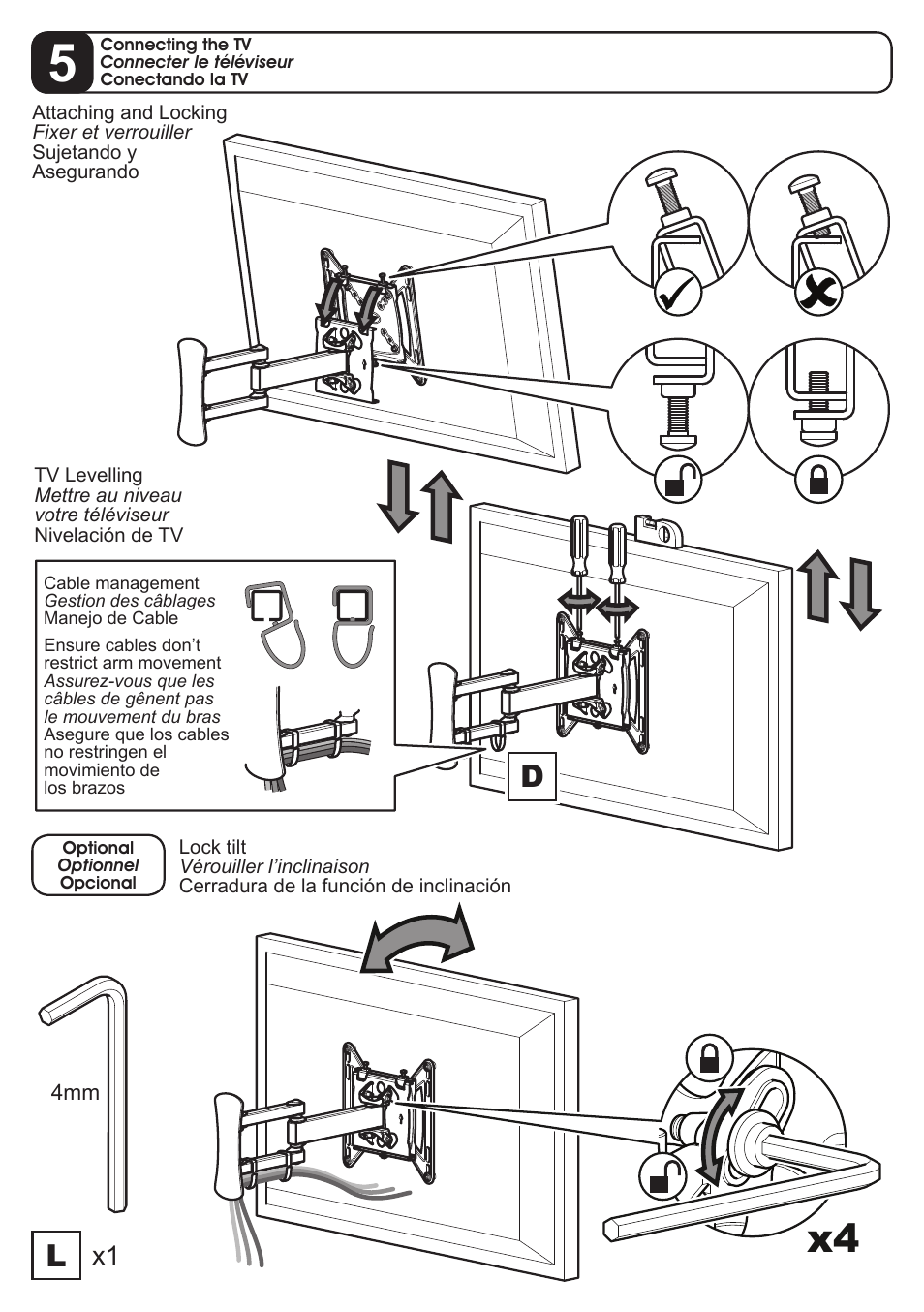 AVF Group GL204: TV Wall Mount User Manual | Page 12 / 12