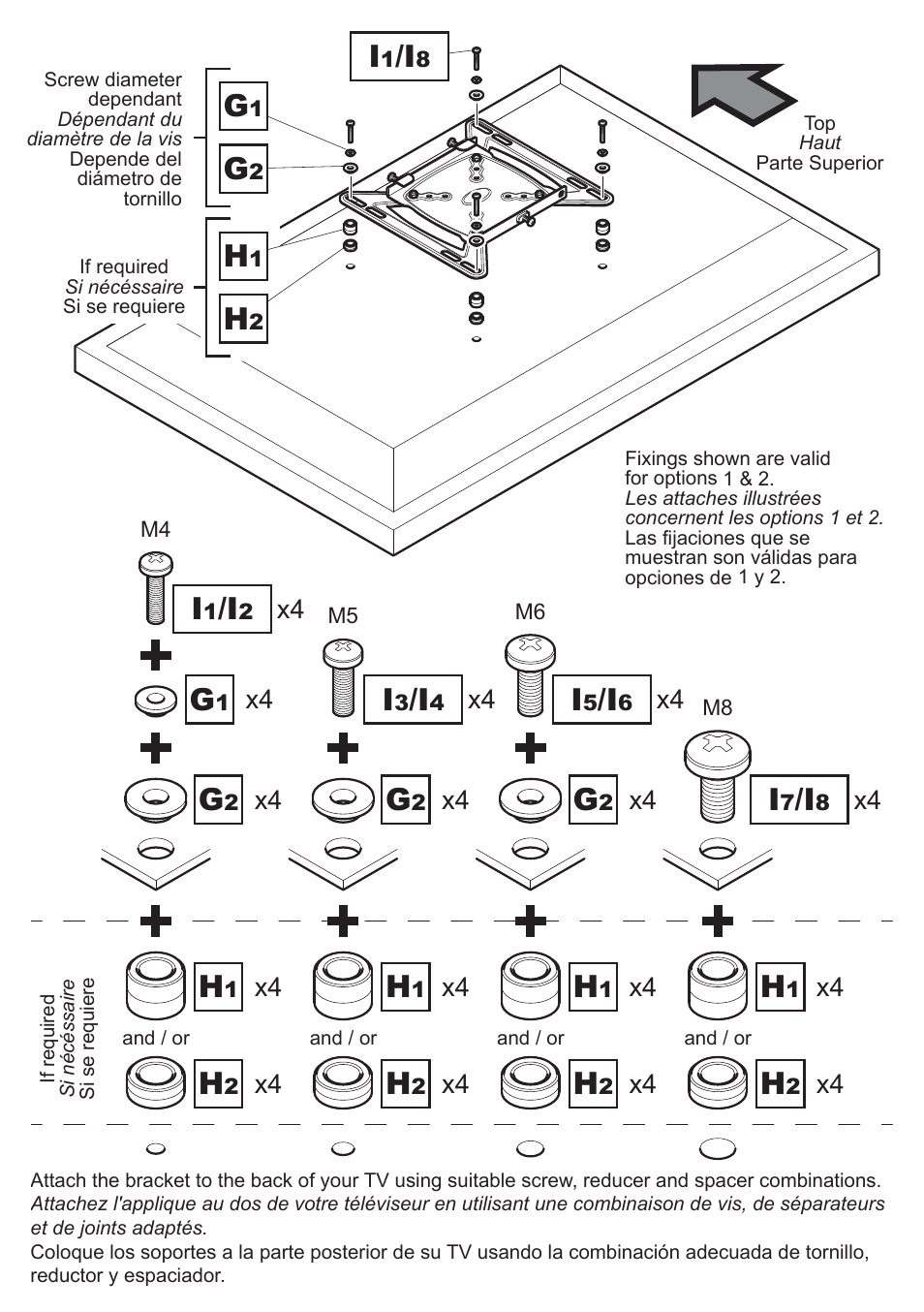 AVF Group GL204: TV Wall Mount User Manual | Page 9 / 12