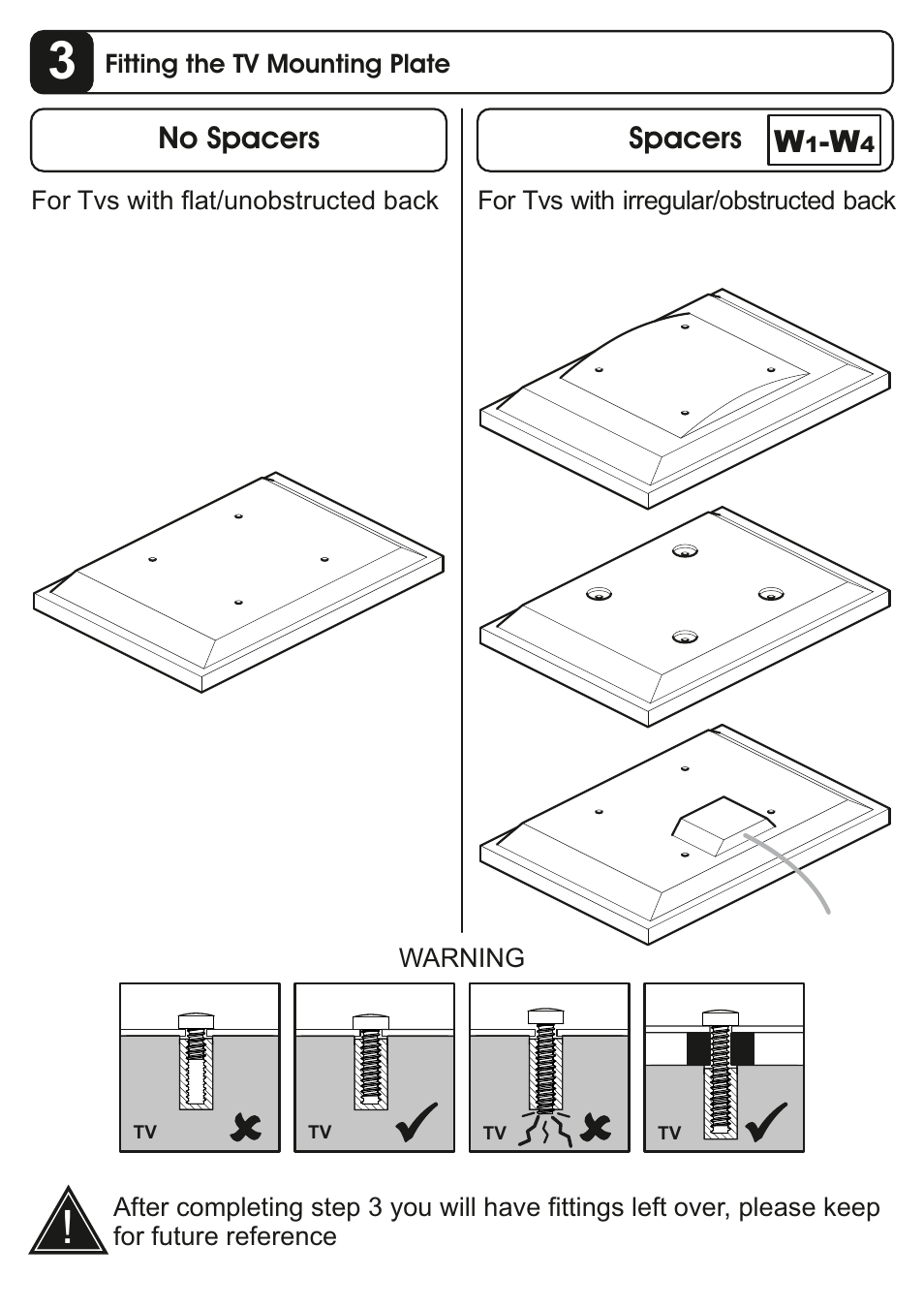 AVF Group EPL554PBK: Flat Panel TV Mount User Manual | Page 10 / 16