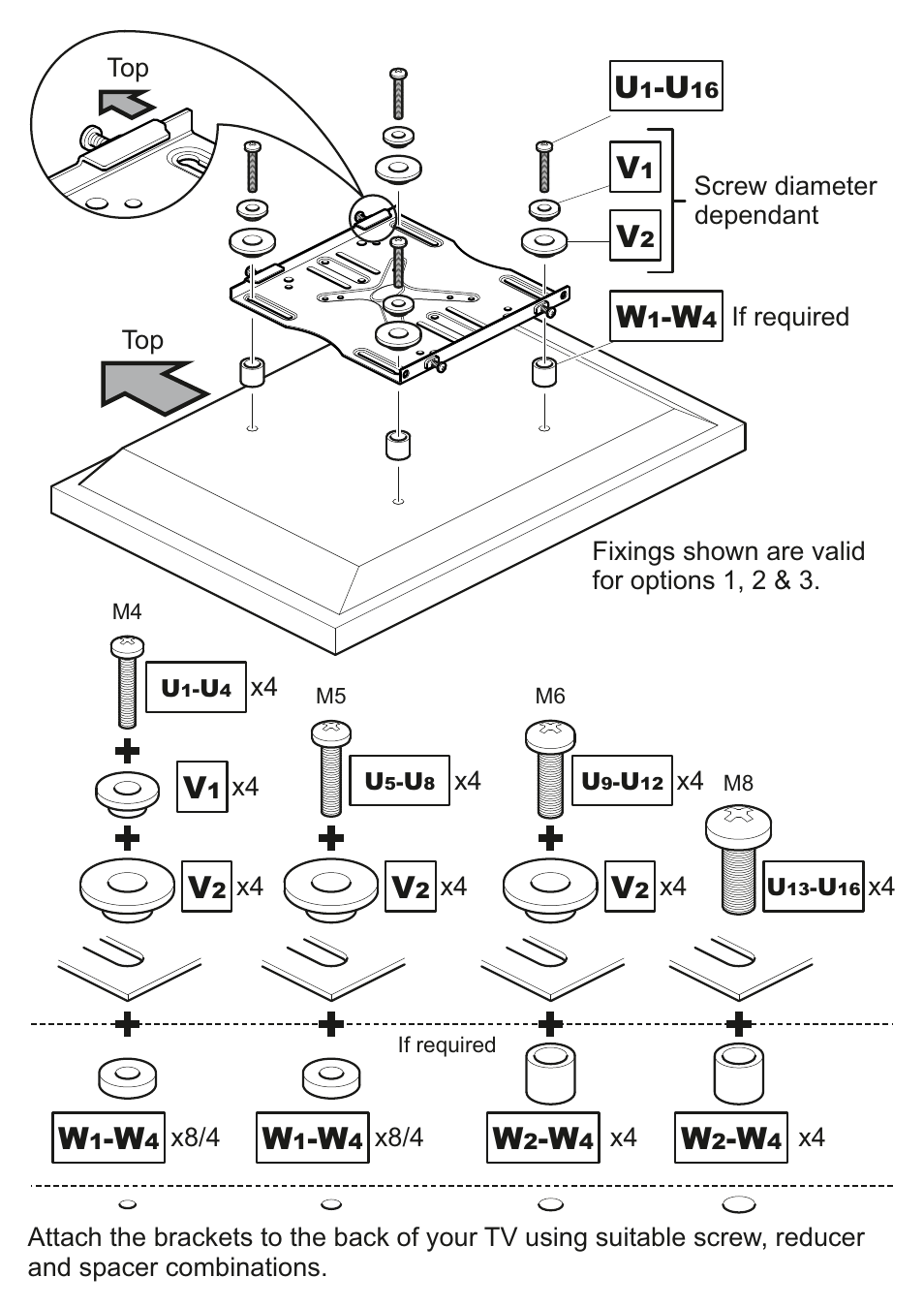 AVF Group EPL554PBK: Flat Panel TV Mount User Manual | Page 11 / 16