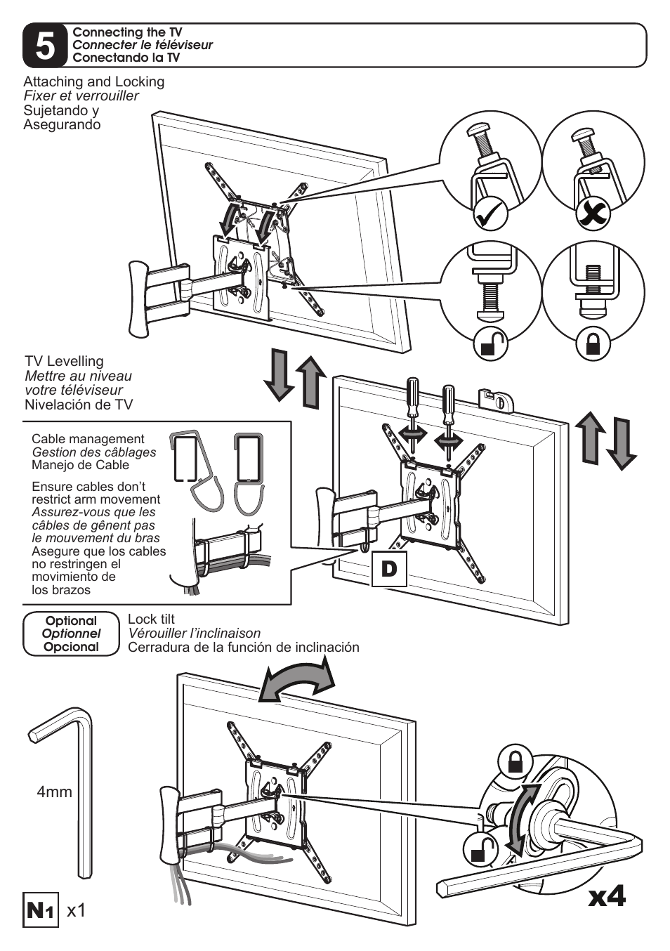 AVF Group GL404: TV Wall Mount User Manual | Page 12 / 12