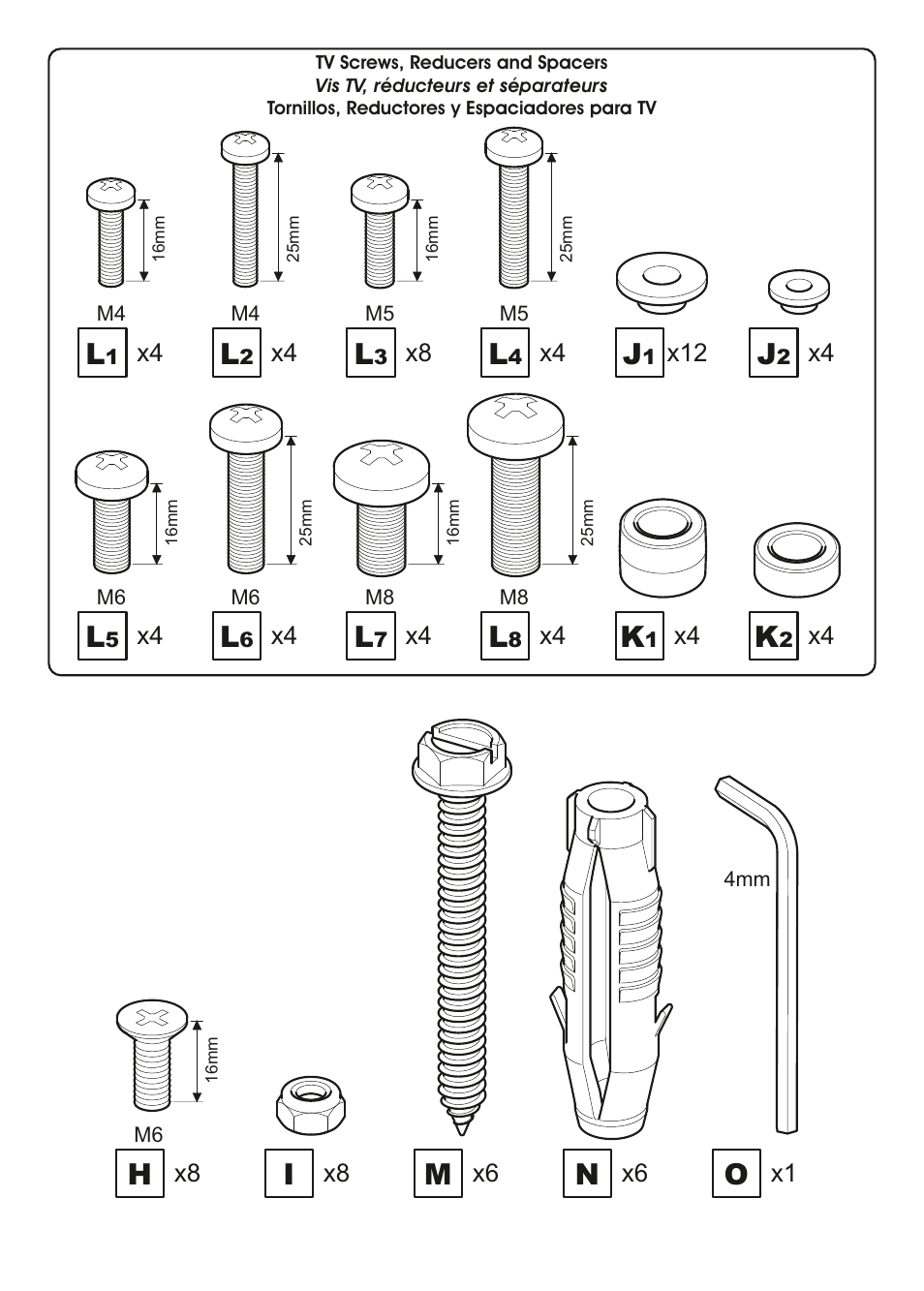 AVF Group ZNL655: TV Wall Mount User Manual | Page 5 / 16
