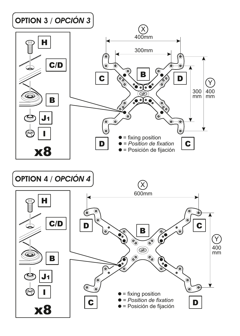 AVF Group ZNL655: TV Wall Mount User Manual | Page 9 / 16