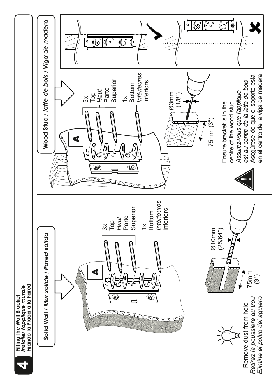 AVF Group YUL404: TV Mount User Manual | Page 12 / 16