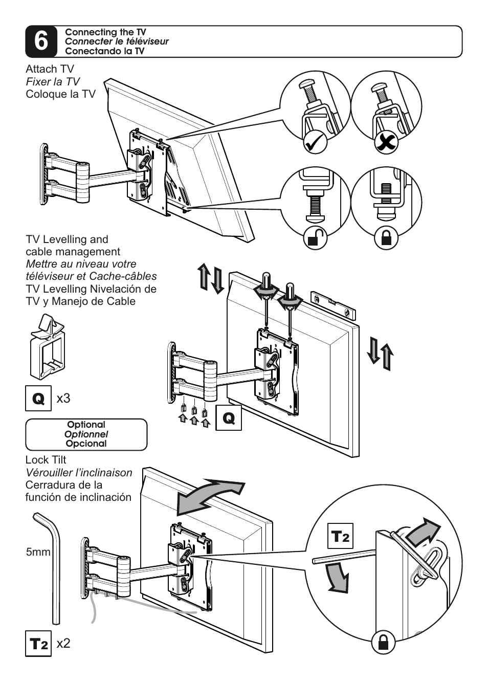 AVF Group YUL404: TV Mount User Manual | Page 16 / 16