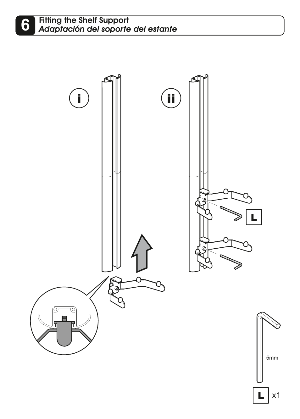 AVF Group ESL422B: Flat Panel TV Mount with AV Shelving User Manual | Page 10 / 16