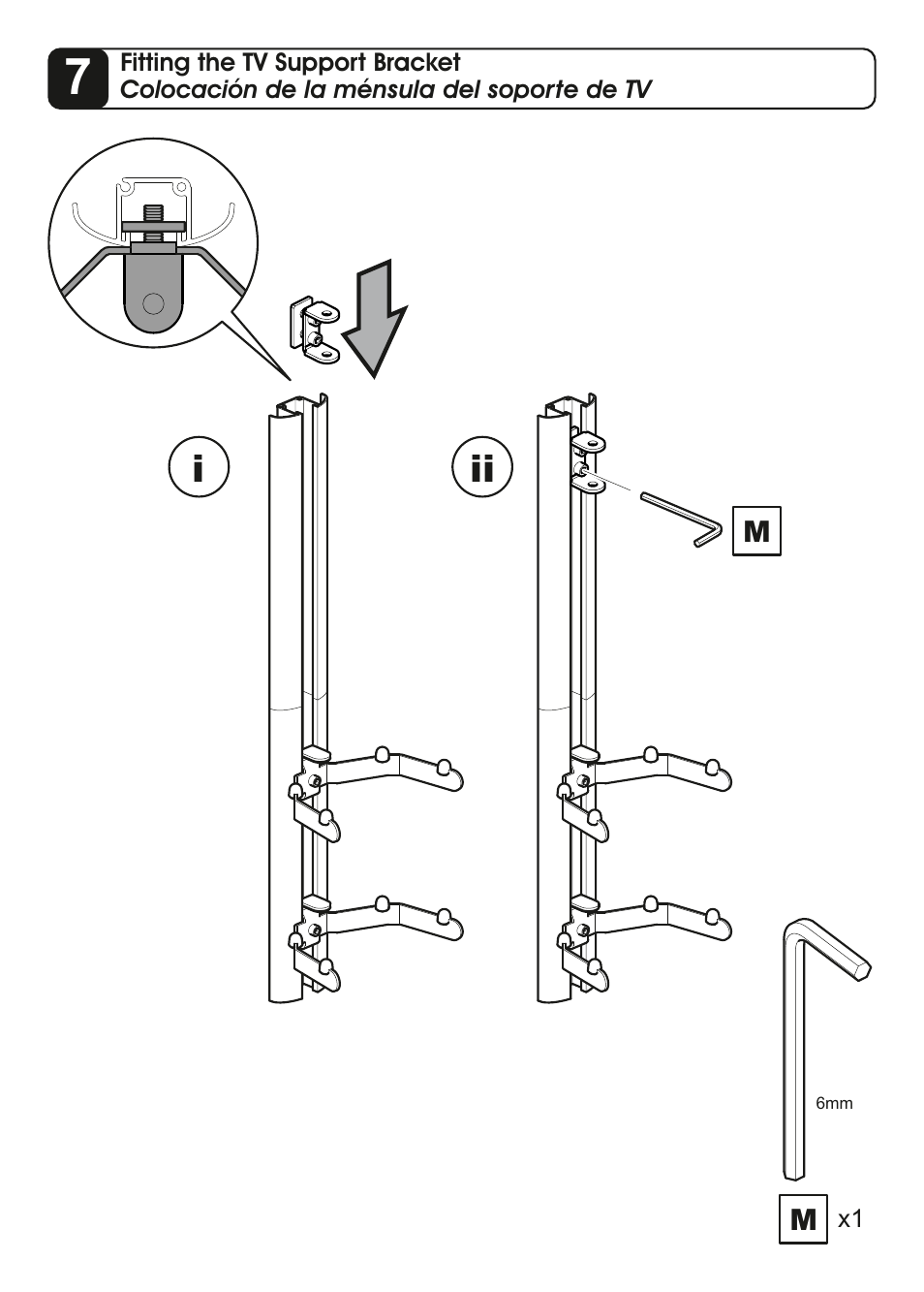 AVF Group ESL422B: Flat Panel TV Mount with AV Shelving User Manual | Page 11 / 16