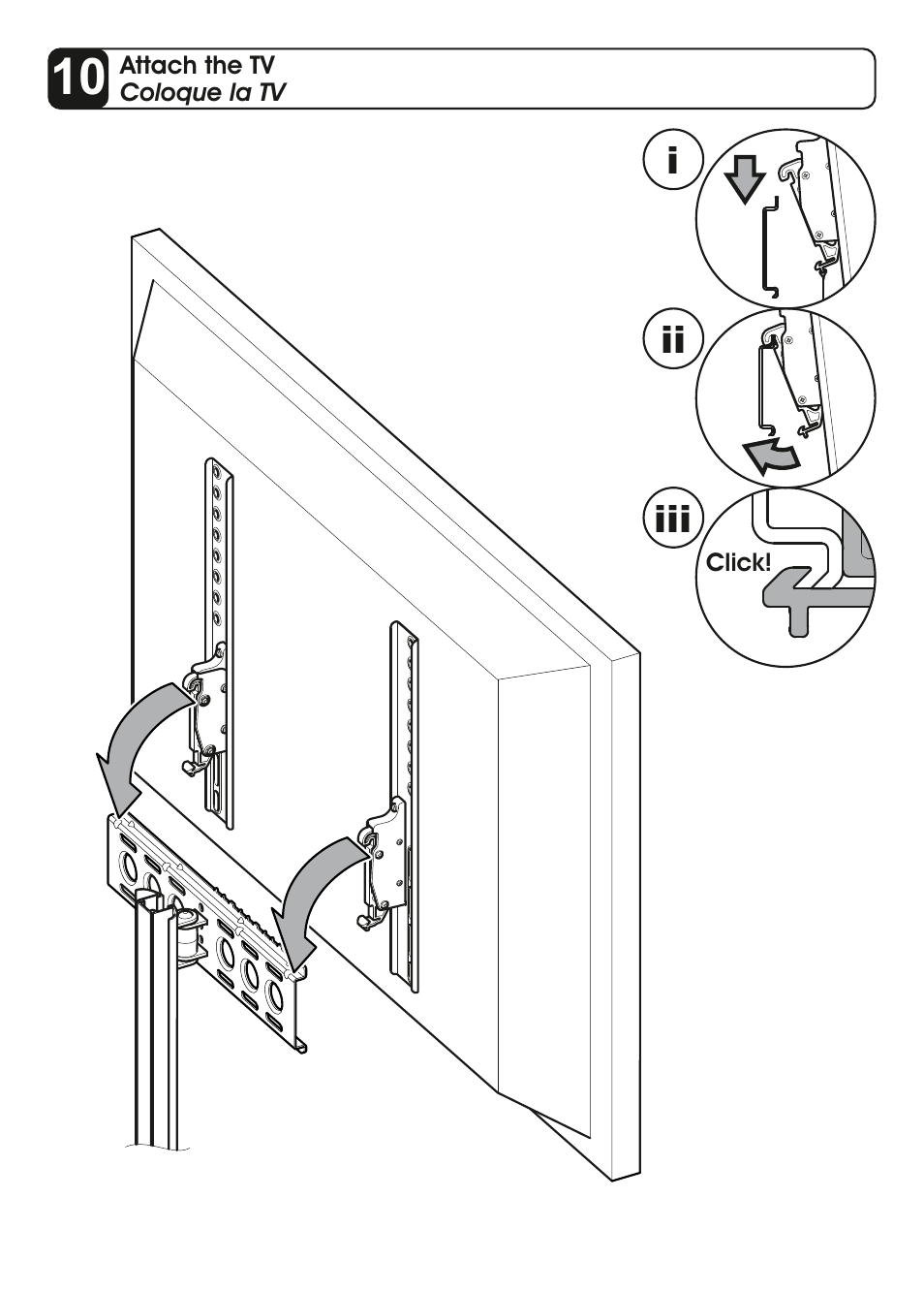 AVF Group ESL422B: Flat Panel TV Mount with AV Shelving User Manual | Page 14 / 16