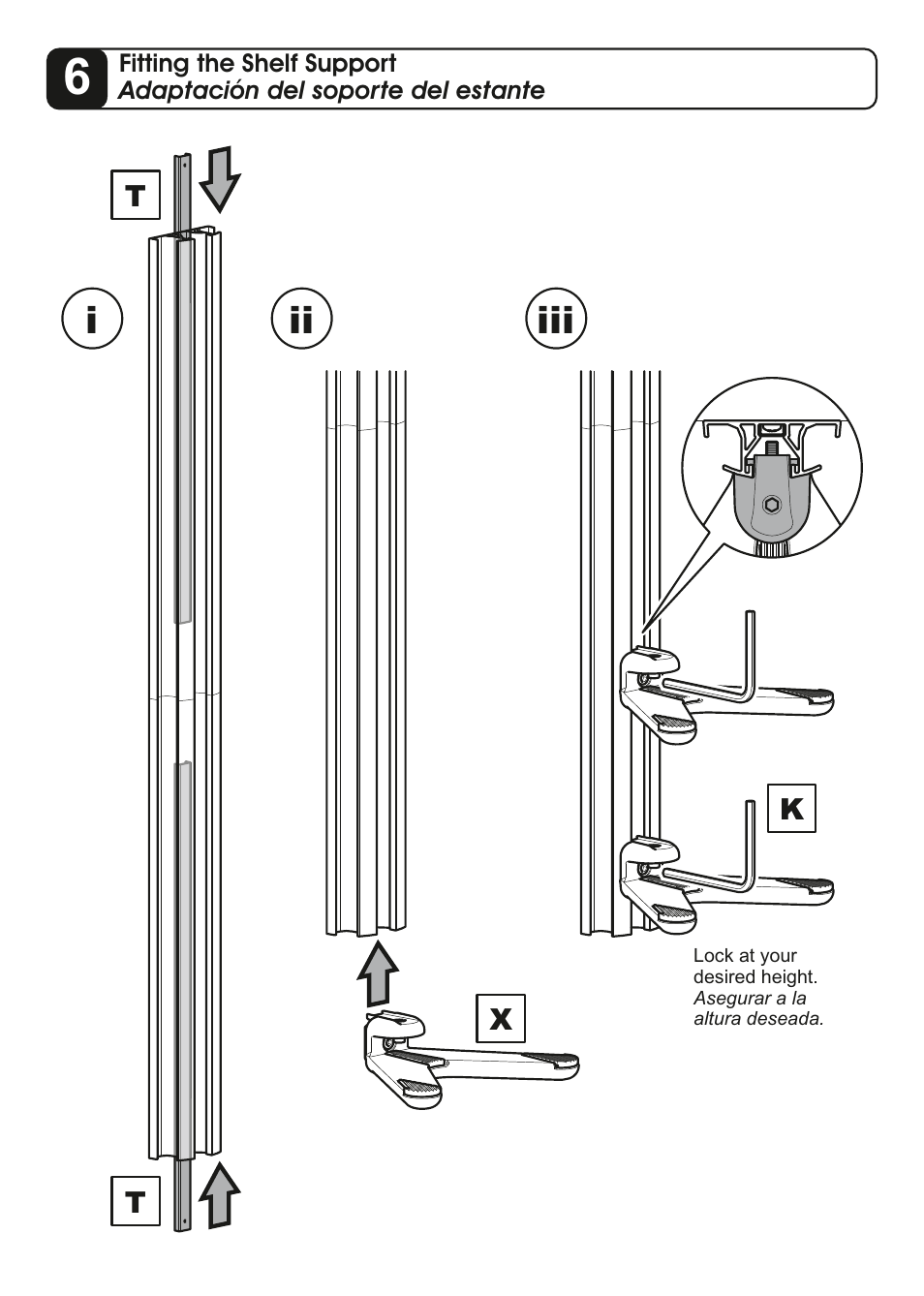 AVF Group ESL822B: Flat Panel TV Mount with AV Shelving User Manual | Page 10 / 16