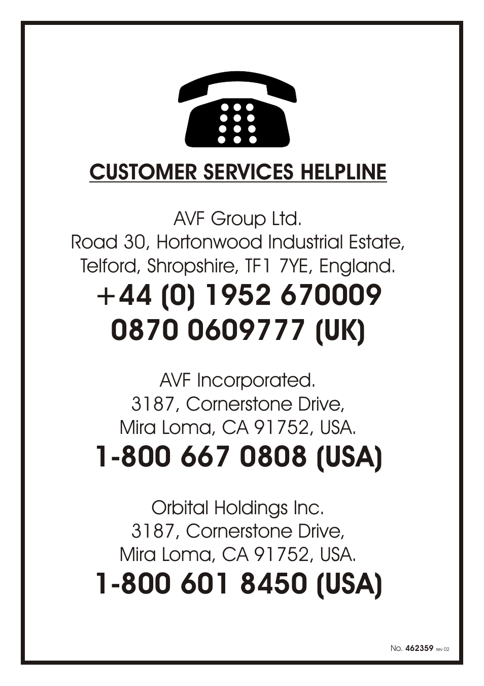 AVF Group NXL4502PB: Cornermount User Manual | Page 24 / 24