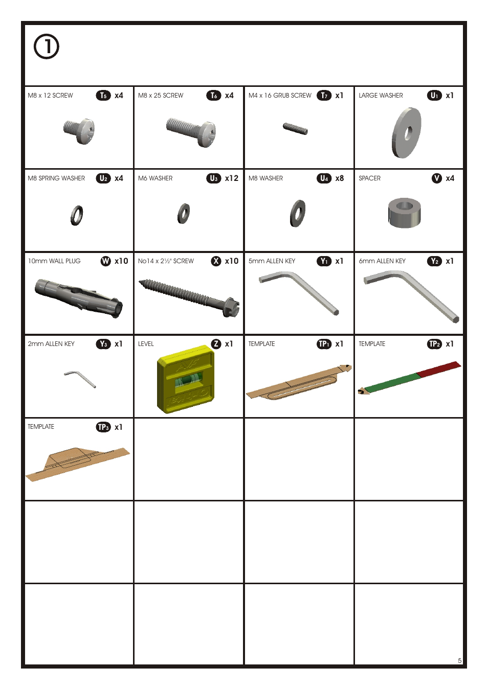 AVF Group NXL4502PB: Cornermount User Manual | Page 5 / 24