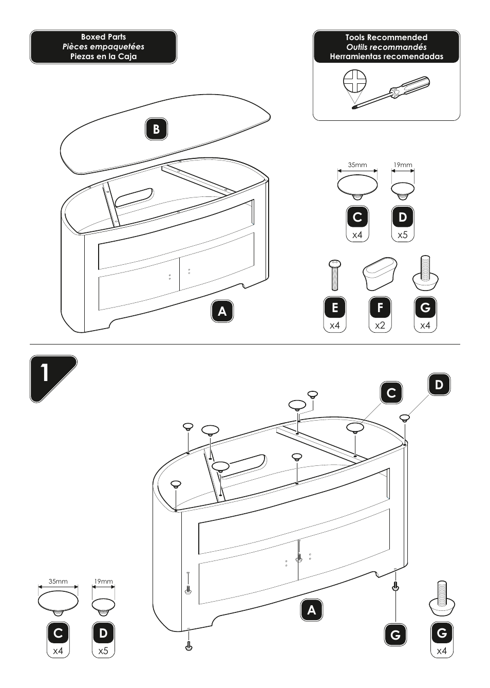 Gb a, Dc a | AVF Group FS1100BLEO: Blenheim User Manual | Page 3 / 4