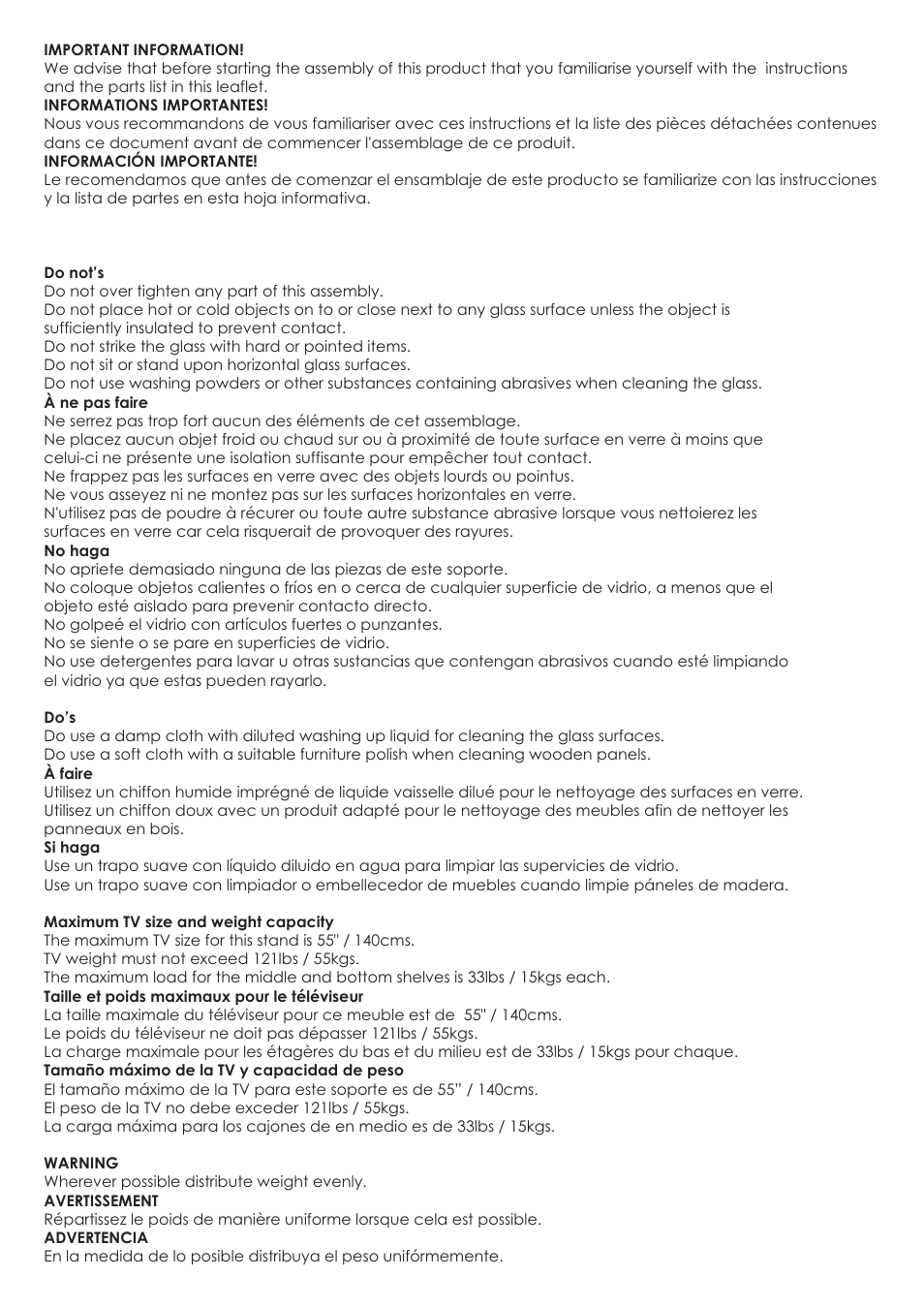 AVF Group FS1100BUCO: Buckingham User Manual | Page 2 / 8