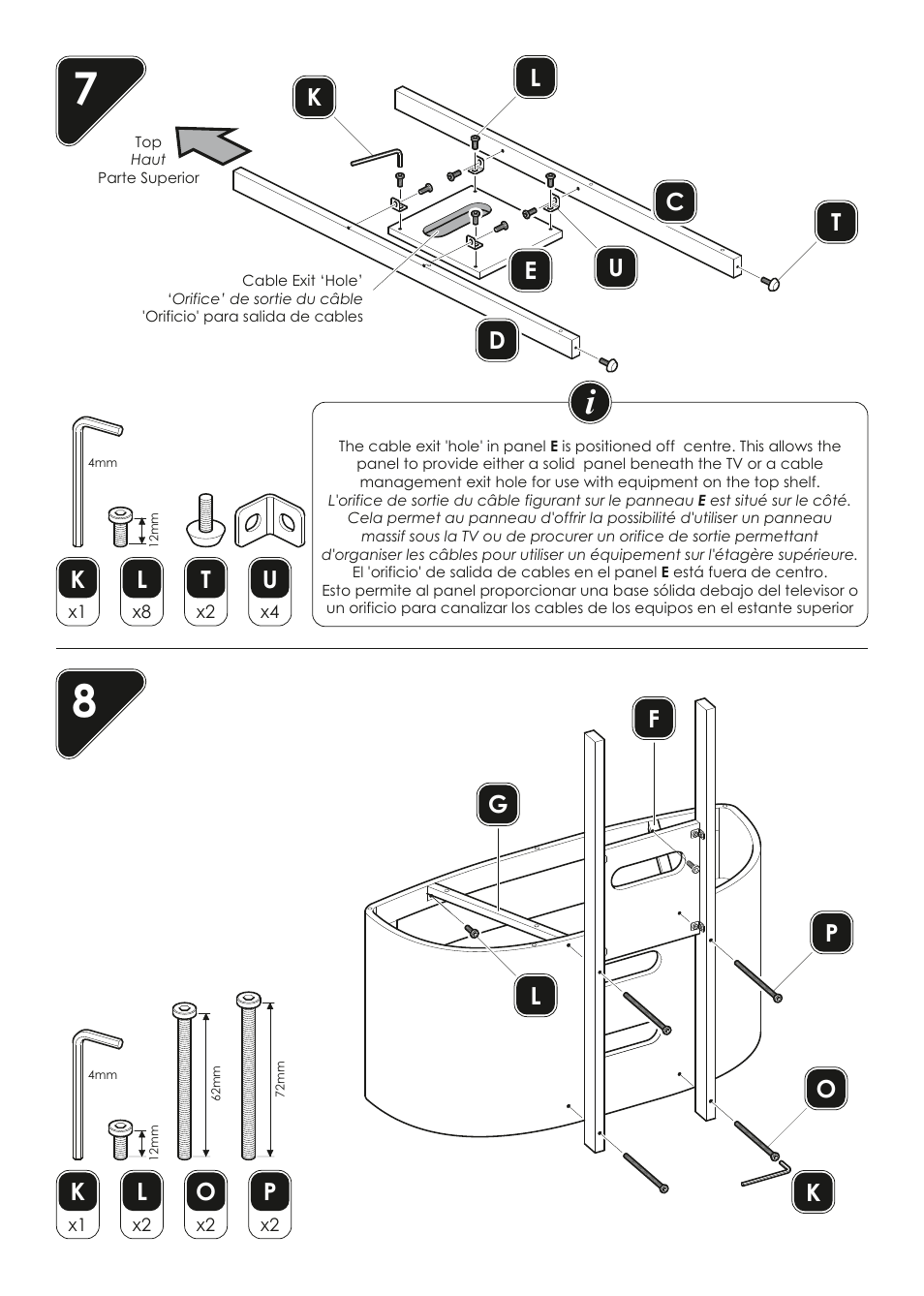 AVF Group FSL1000BLEO: Blenheim User Manual | Page 8 / 12