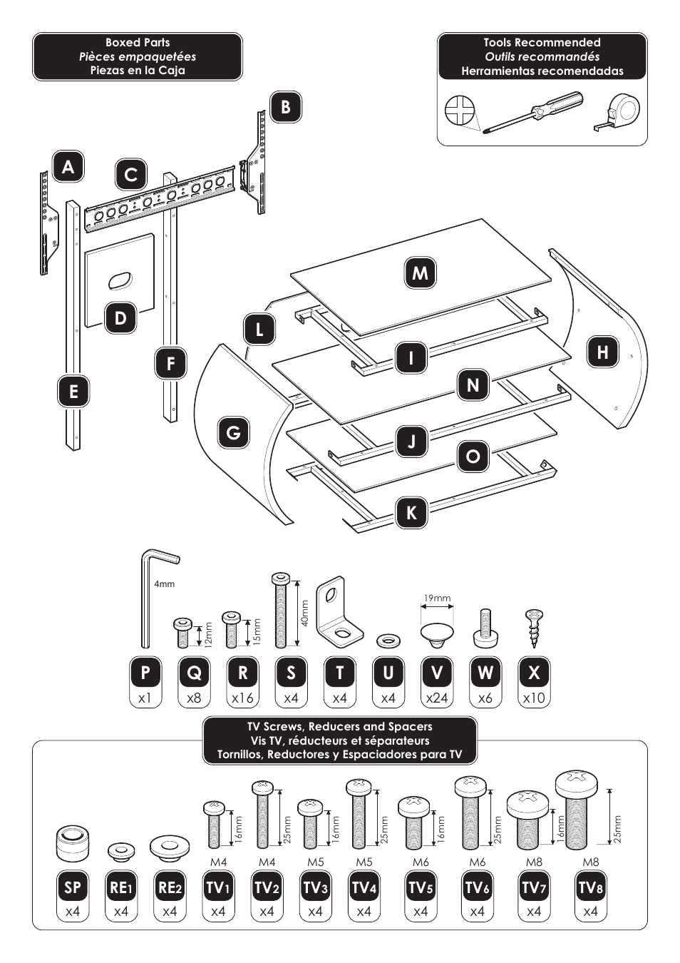 Ac b | AVF Group FSL1000WENO: Wenlock User Manual | Page 3 / 12