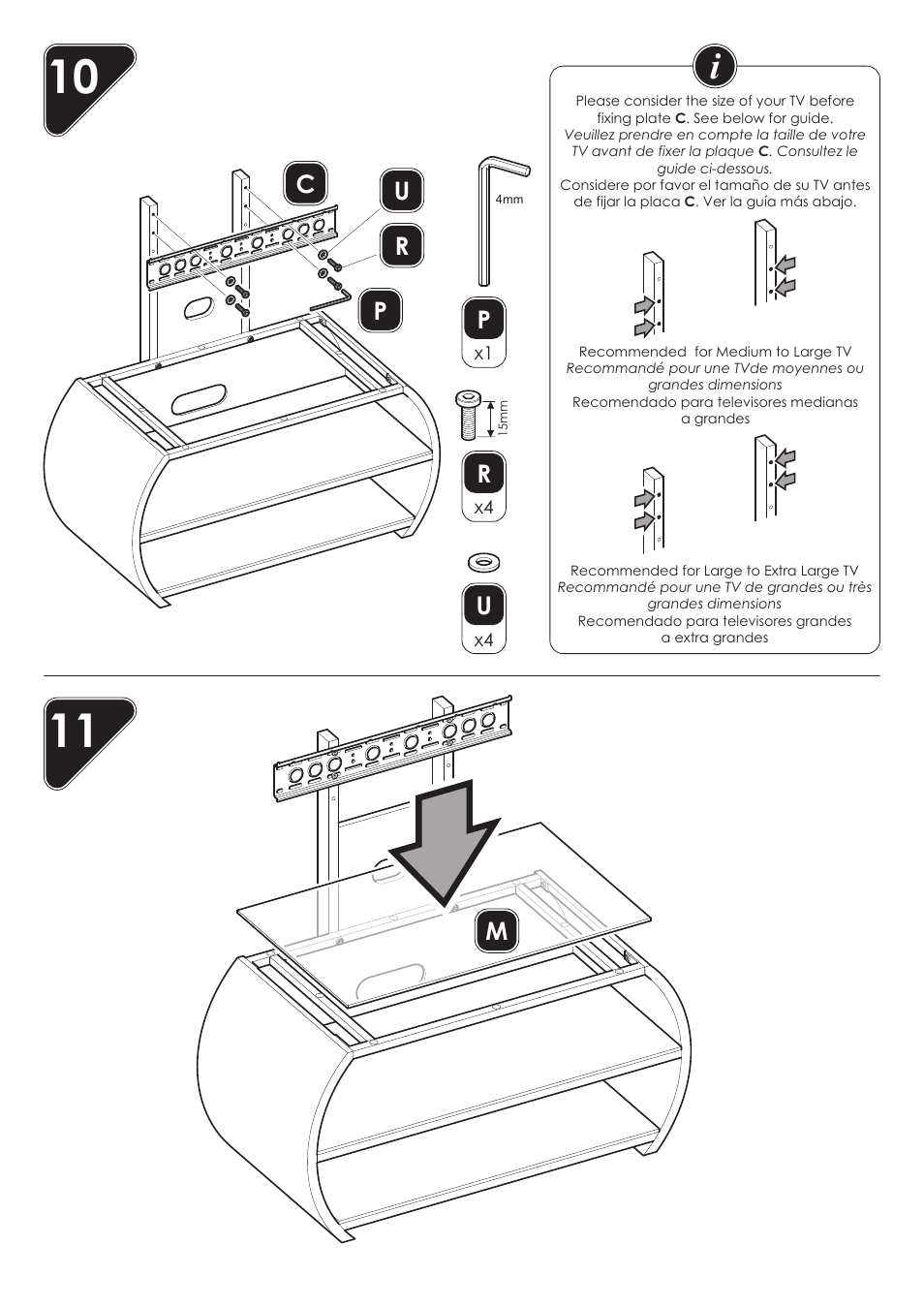 Cu p r m | AVF Group FSL1000WENO: Wenlock User Manual | Page 9 / 12