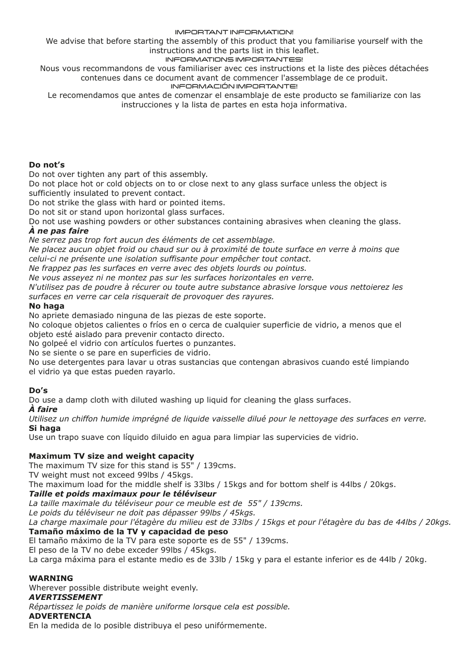 AVF Group FSL1174COB: Como User Manual | Page 2 / 12