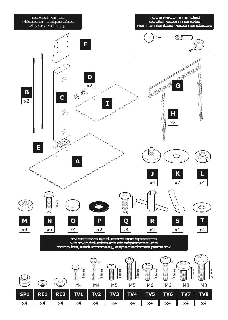 Fe a h | AVF Group FSL700LEB: Lesina User Manual | Page 3 / 11