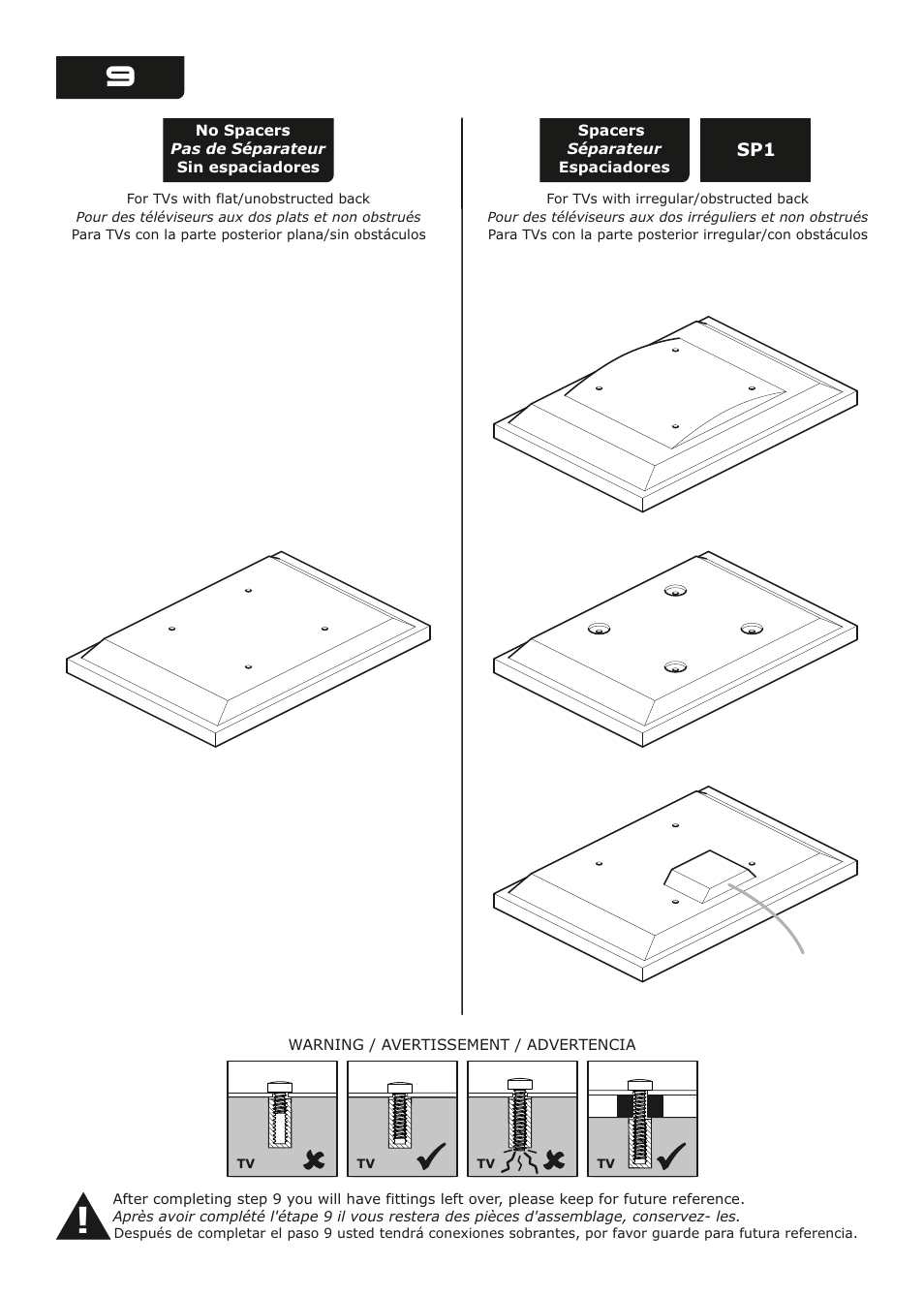 AVF Group FSL700LEB: Lesina User Manual | Page 9 / 11