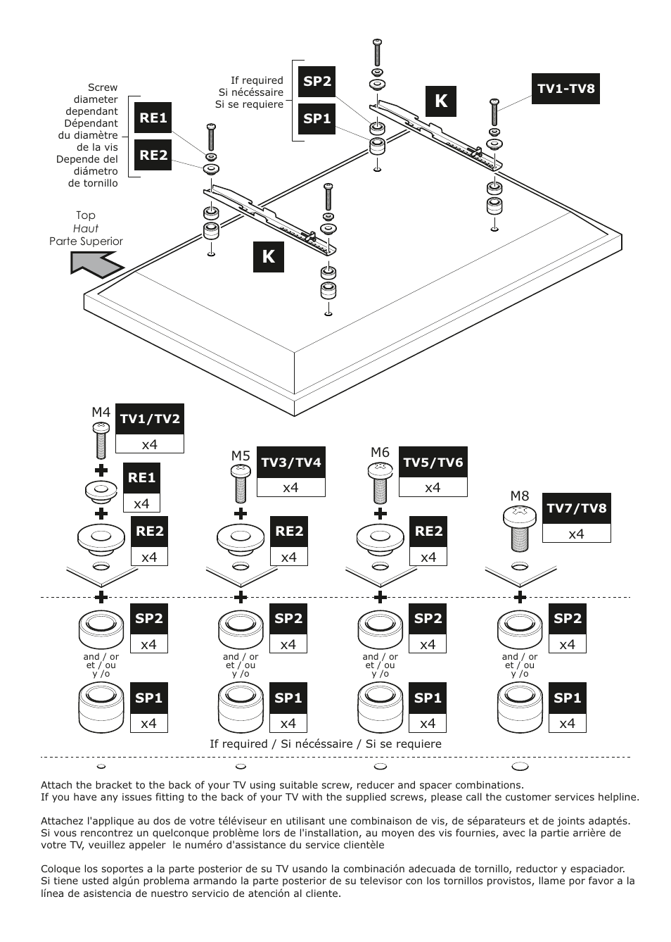 AVF Group WFSL600: Mobile TV Cart User Manual | Page 9 / 12