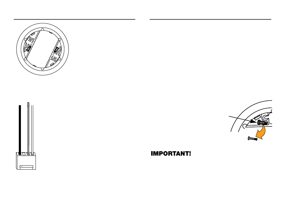 Important installation parts, Locking features | BRK electronic 4120 AC User Manual | Page 9 / 24