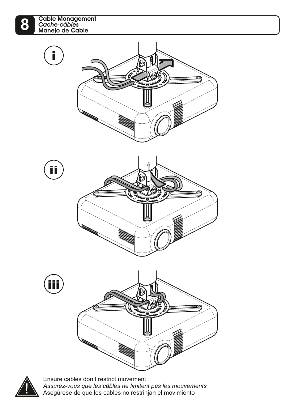 AVF Group PP703: Universal Projector Mount User Manual | Page 13 / 15