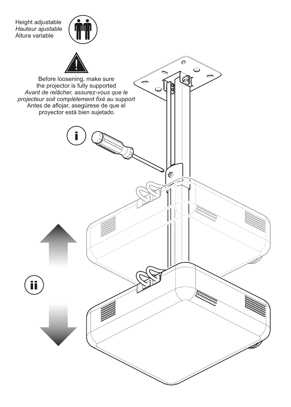 AVF Group PP703: Universal Projector Mount User Manual | Page 15 / 15