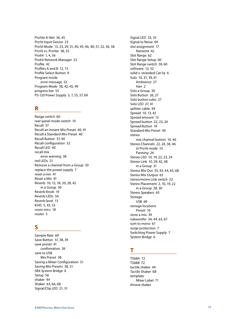 Aviom A360 User Manual | Page 86 / 89