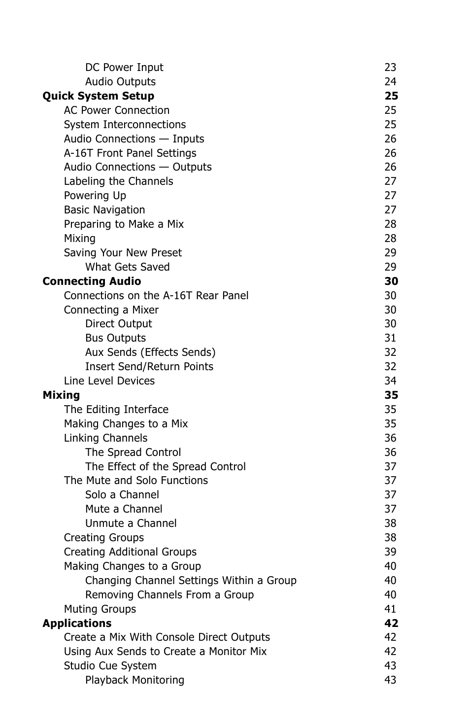 Aviom A-16 User Manual | Page 7 / 63