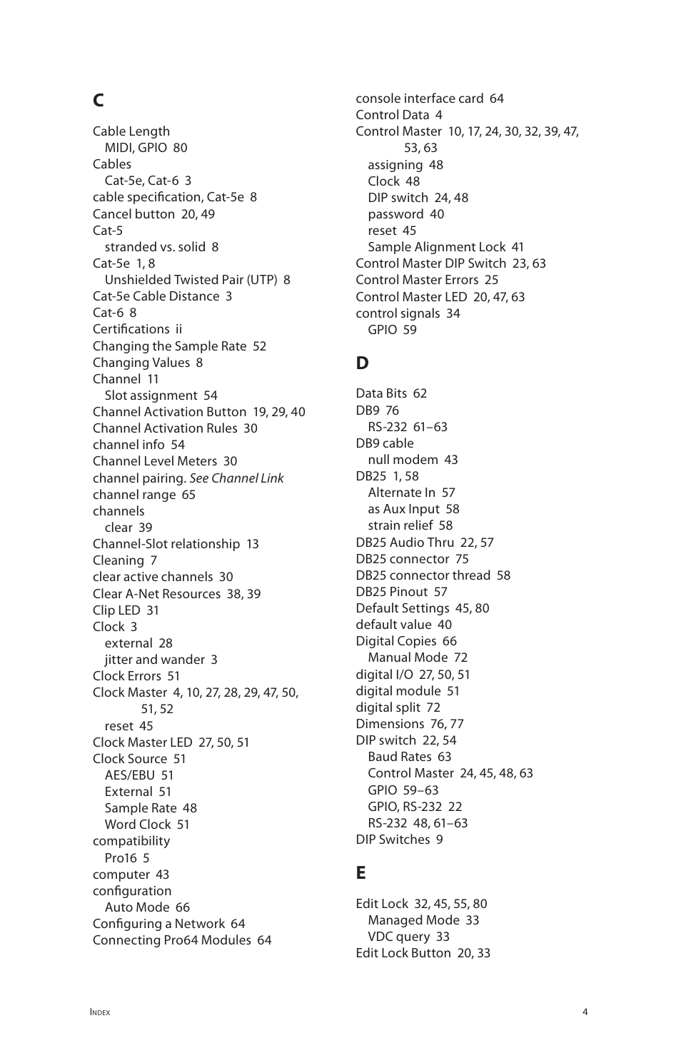 Aviom 6416i User Manual | Page 91 / 97
