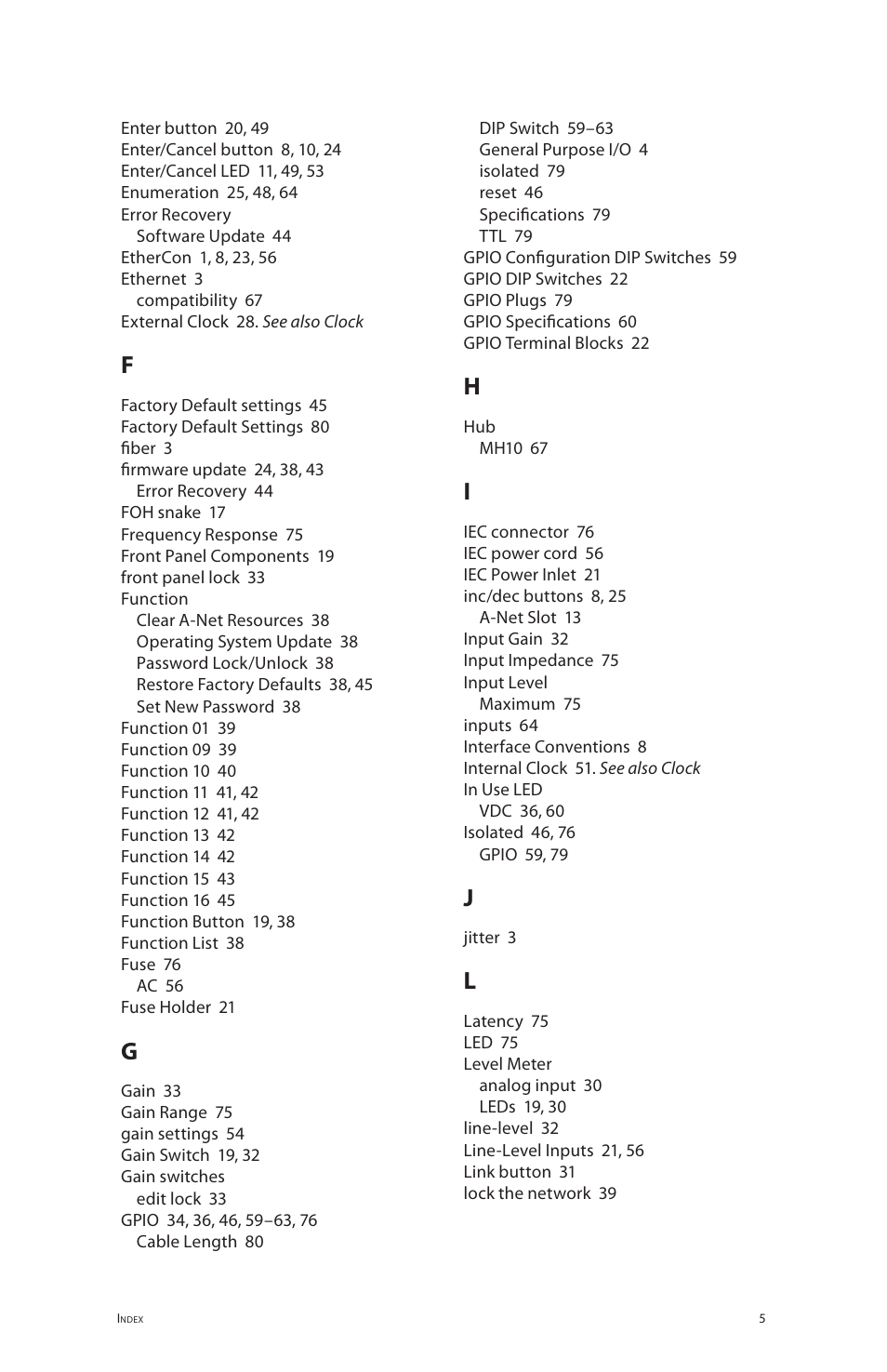 Aviom 6416i User Manual | Page 92 / 97
