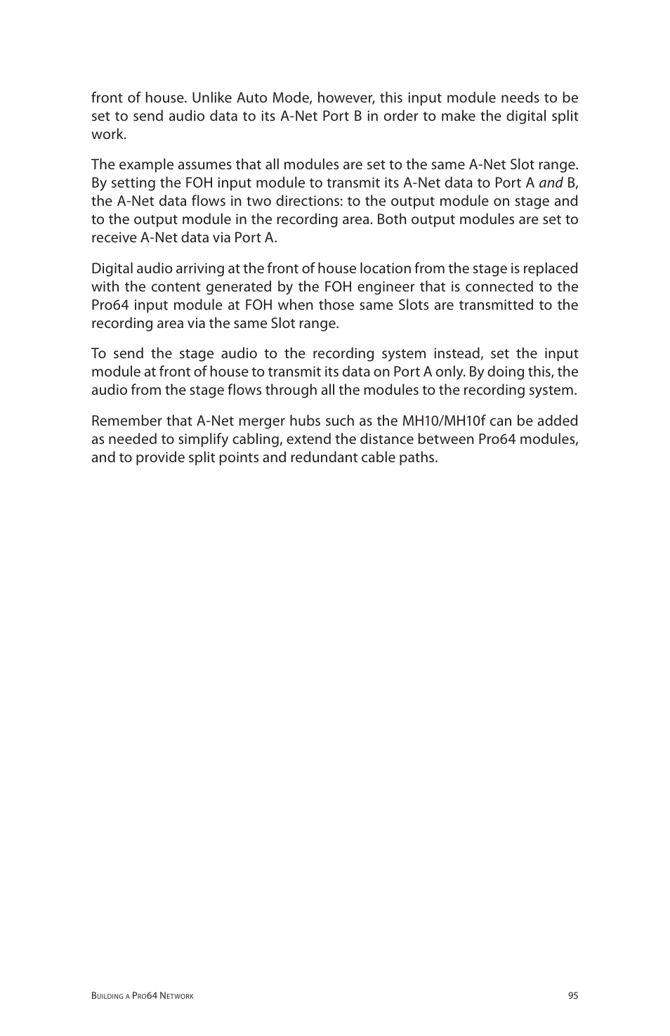 Aviom 6416m/RCI/MCS User Manual | Page 106 / 147