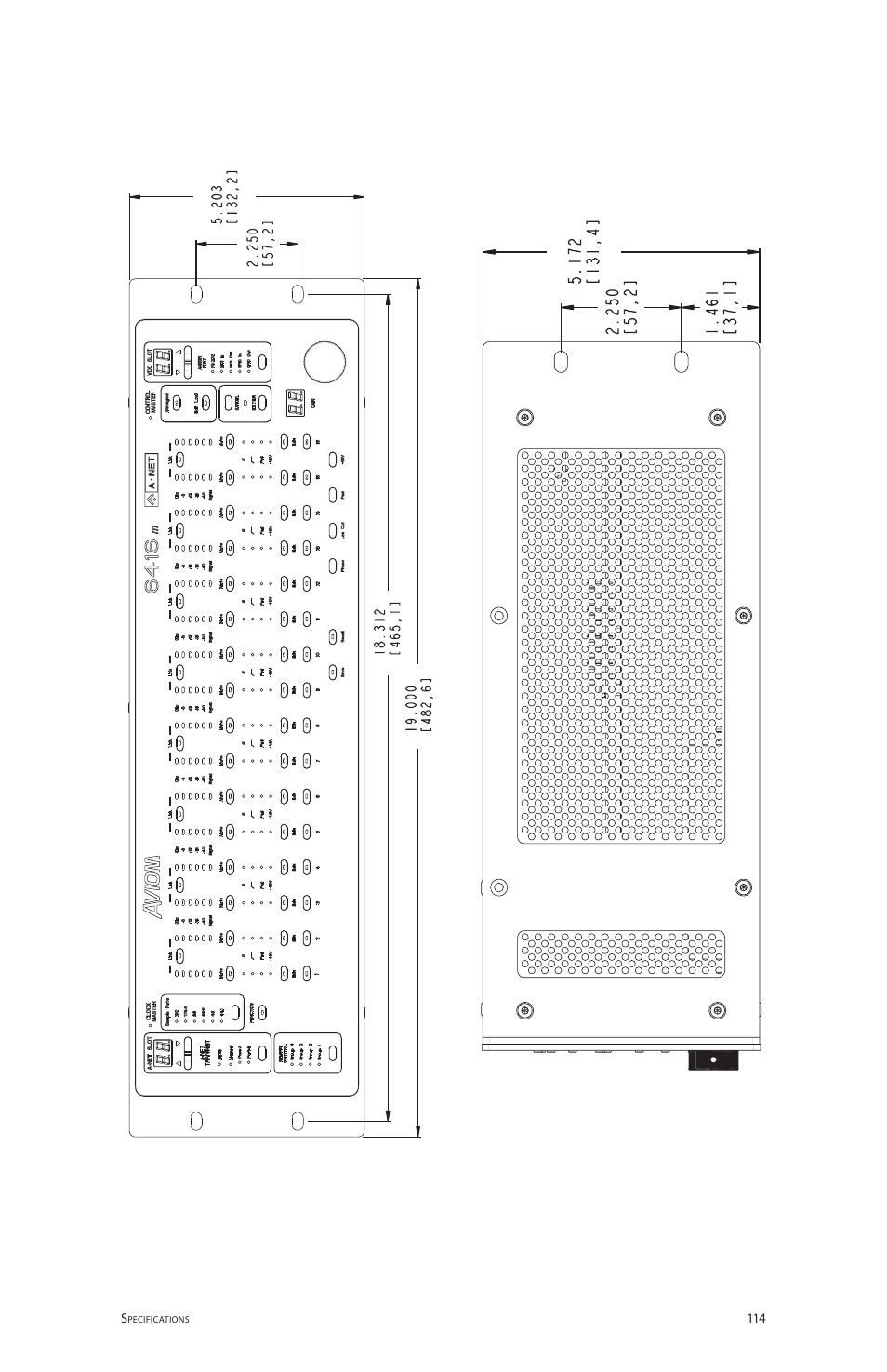 Aviom 6416m/RCI/MCS User Manual | Page 125 / 147