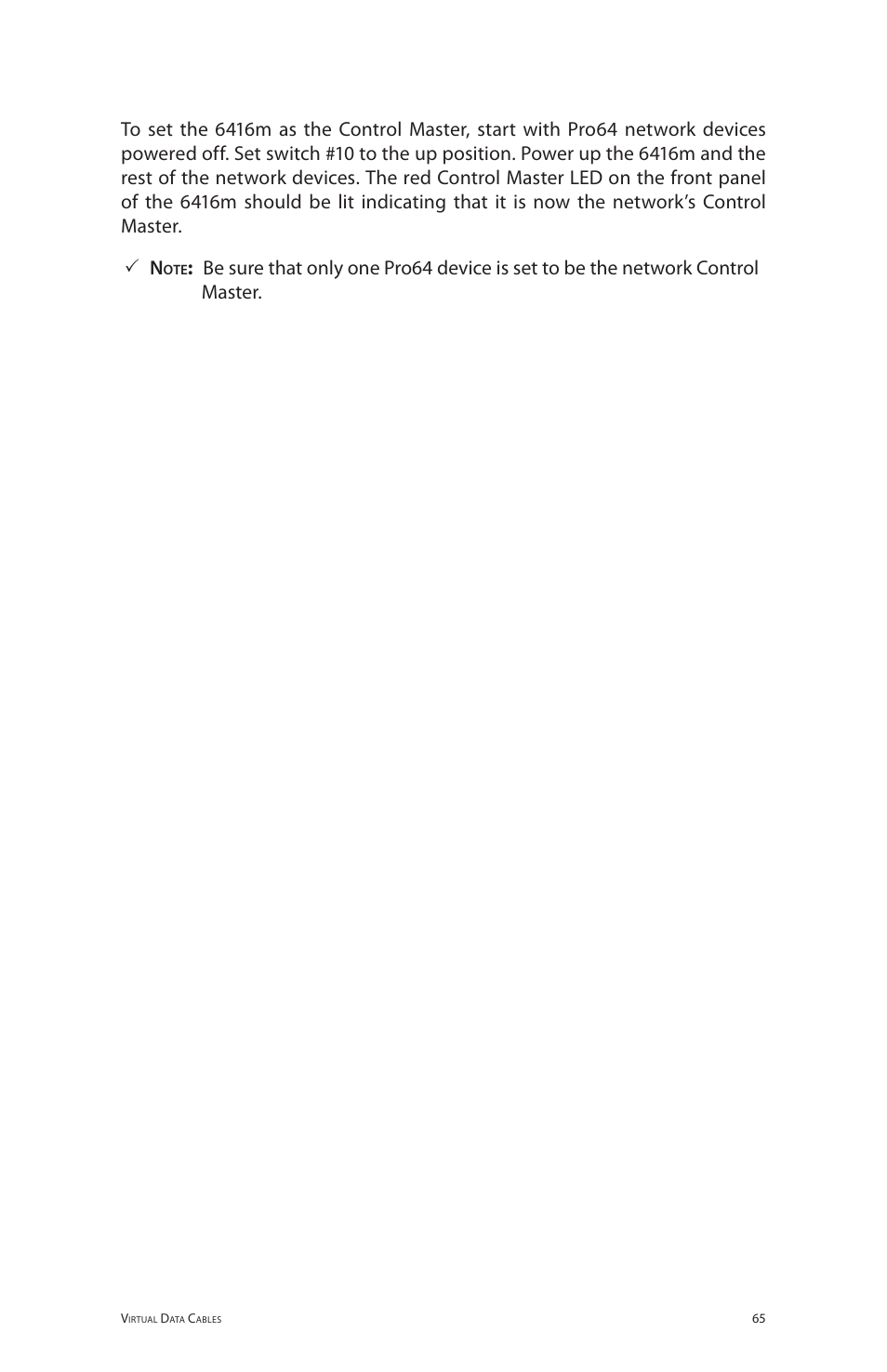 Aviom 6416m/RCI/MCS User Manual | Page 76 / 147