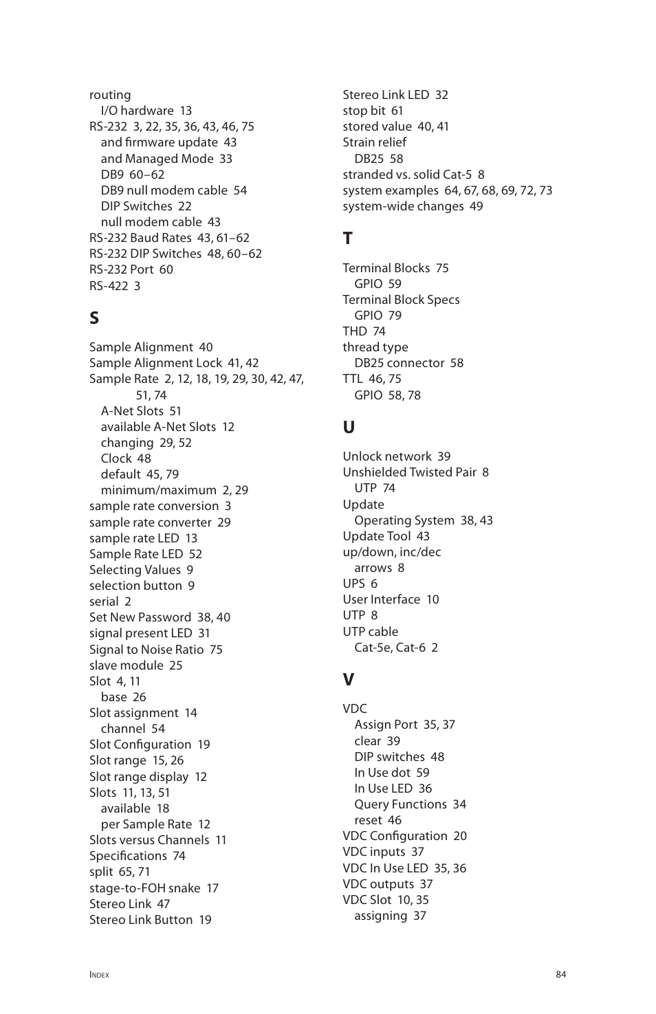 Aviom 6416o User Manual | Page 93 / 96