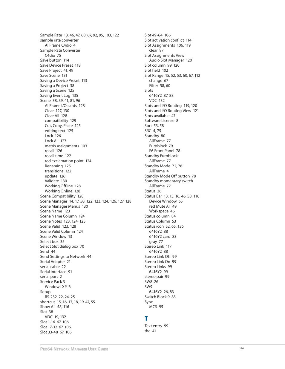 Aviom Pro64 Network Manager User Manual | Page 155 / 160