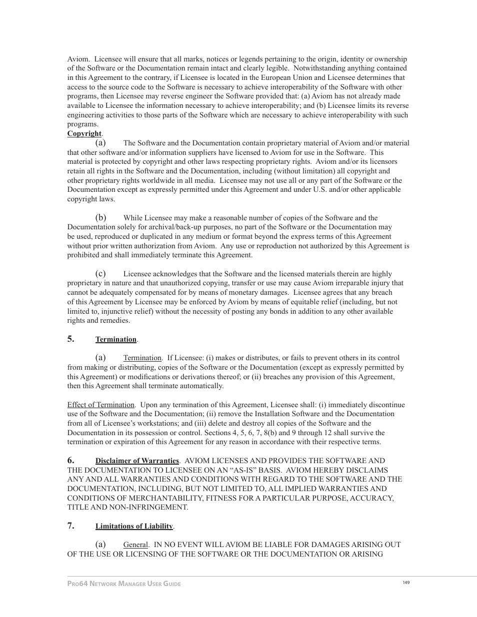 Aviom Pro64 Network Manager User Manual | Page 158 / 160